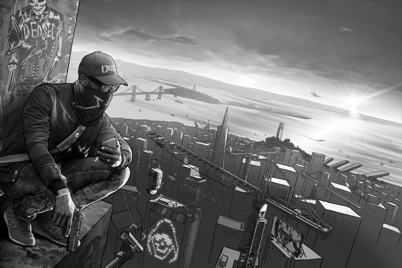 Illustration for article titled Art From Watch Dogs, For Honor & Rainbow Six
